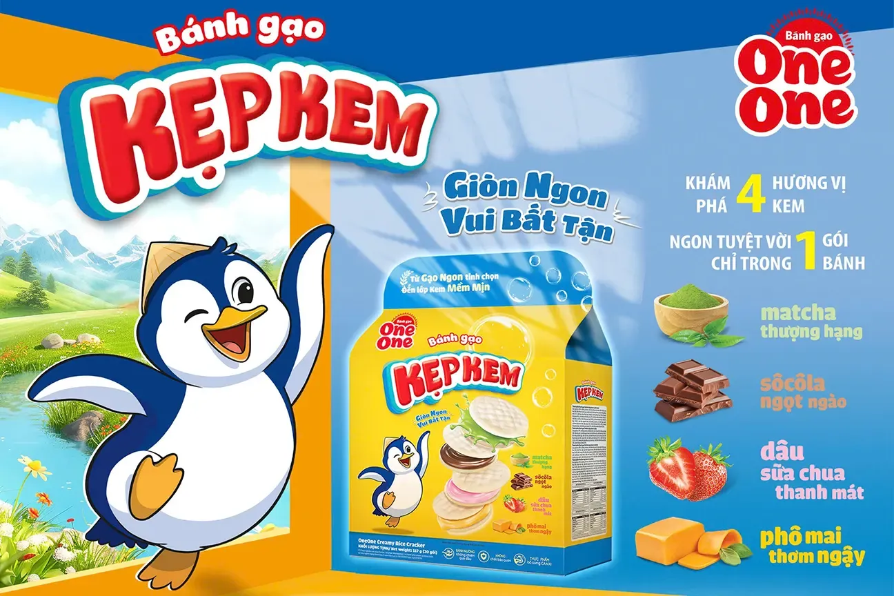 One One Ra Mắt Bánh Gạo Kẹp Kem – Bánh Gạo Thế Hệ Mới Đầu Tiên Tại Việt Nam