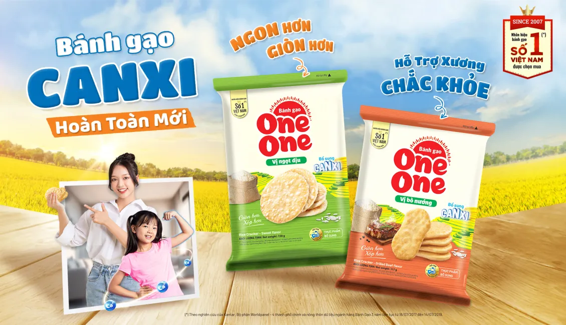 Bánh gạo vị bò nướng (+Canxi)