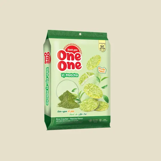 Bánh gạo vị matcha