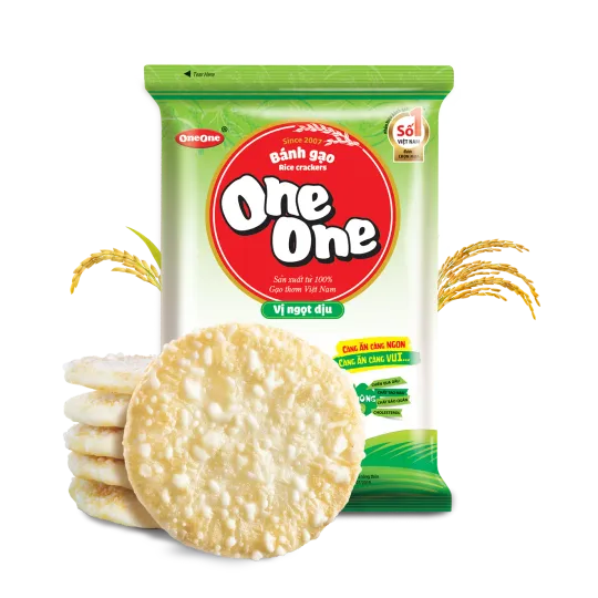 Bánh gạo vị ngọt dịu