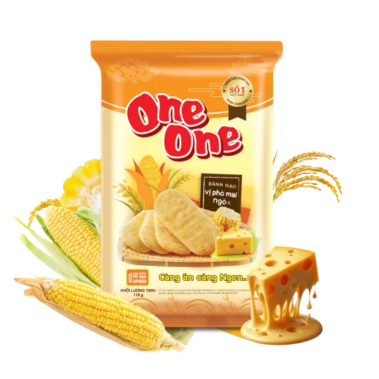 Bánh gạo vị phô mai ngô