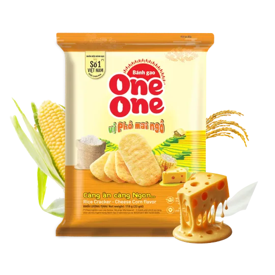 Bánh gạo vị phô mai ngô