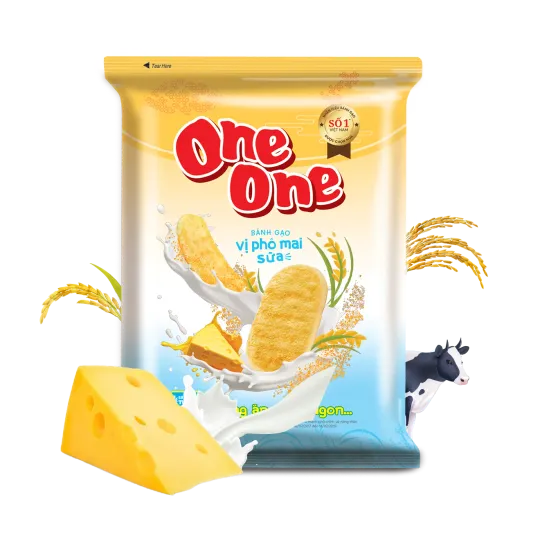 Bánh gạo vị phô mai sữa
