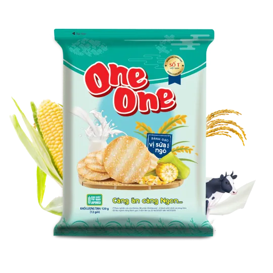 Bánh gạo vị sữa ngô