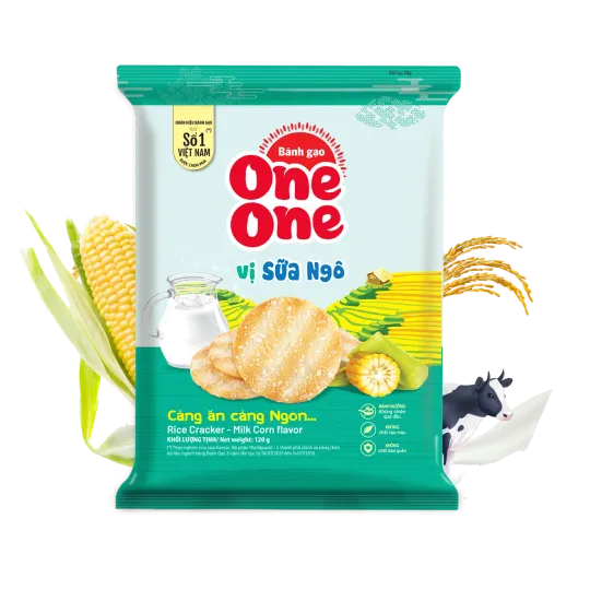 Bánh gạo vị sữa ngô