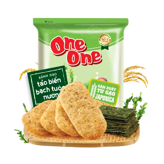 Bánh gạo tảo biển bạch tuộc nướng